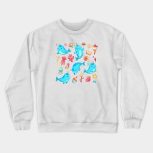 Narwhal, the sea unicorn! Crewneck Sweatshirt